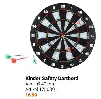 Aanbiedingen Kinder safety dartbord - Geldig van 22/09/2021 tot 05/12/2021 bij Lobbes