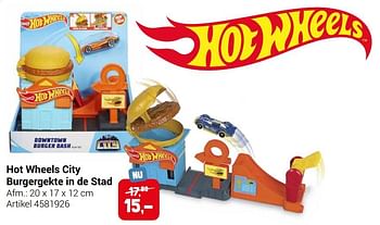 Aanbiedingen Hot wheels city burgergekte in de stad - Hot Wheels - Geldig van 22/09/2021 tot 05/12/2021 bij Lobbes