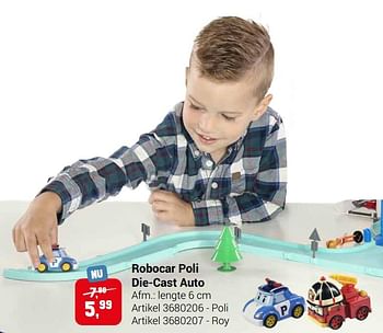 Aanbiedingen Robocar poli die-cast auto poli - Robocar Poli  - Geldig van 22/09/2021 tot 05/12/2021 bij Lobbes