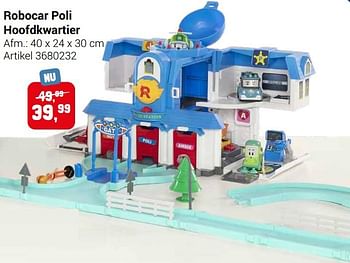 Aanbiedingen Robocar poli hoofdkwartier - Robocar Poli  - Geldig van 22/09/2021 tot 05/12/2021 bij Lobbes