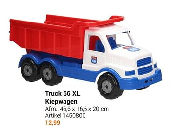 Aanbiedingen Truck 66 xl kiepwagen - Geldig van 22/09/2021 tot 05/12/2021 bij Lobbes