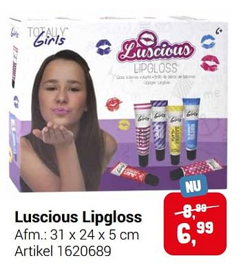 Aanbiedingen Luscious lipgloss - Geldig van 22/09/2021 tot 05/12/2021 bij Lobbes