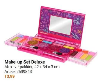 Aanbiedingen Make-up set deluxe - Geldig van 22/09/2021 tot 05/12/2021 bij Lobbes