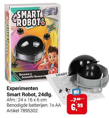 Aanbiedingen Experimenten smart robot - Geldig van 22/09/2021 tot 05/12/2021 bij Lobbes