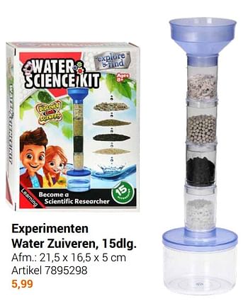 Aanbiedingen Experimenten water zuiveren - Geldig van 22/09/2021 tot 05/12/2021 bij Lobbes