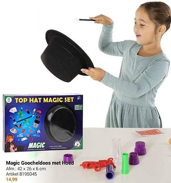 Aanbiedingen Magic goocheldoos met hoed - Geldig van 22/09/2021 tot 05/12/2021 bij Lobbes