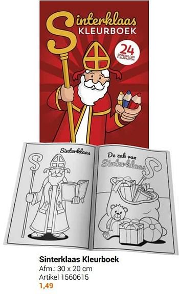 Aanbiedingen Sinterklaas kleurboek - Geldig van 22/09/2021 tot 05/12/2021 bij Lobbes