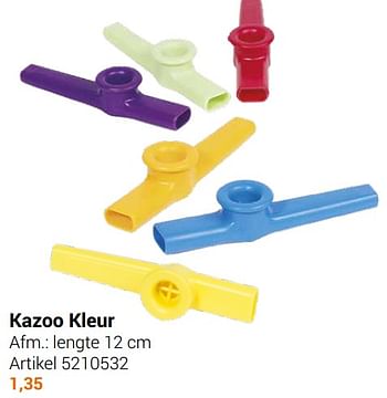Aanbiedingen Kazoo kleur - Geldig van 22/09/2021 tot 05/12/2021 bij Lobbes