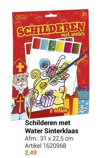 Aanbiedingen Schilderen met water sinterklaas - Grafix - Geldig van 22/09/2021 tot 05/12/2021 bij Lobbes