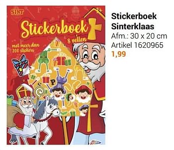 Aanbiedingen Stickerboek sinterklaas - Grafix - Geldig van 22/09/2021 tot 05/12/2021 bij Lobbes