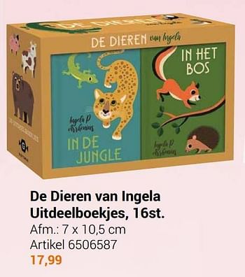 Aanbiedingen De dieren van ingela uitdeelboekjes - Geldig van 22/09/2021 tot 05/12/2021 bij Lobbes