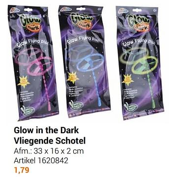 Aanbiedingen Glow in the dark vliegende schotel - Glow in the Dark - Geldig van 22/09/2021 tot 05/12/2021 bij Lobbes