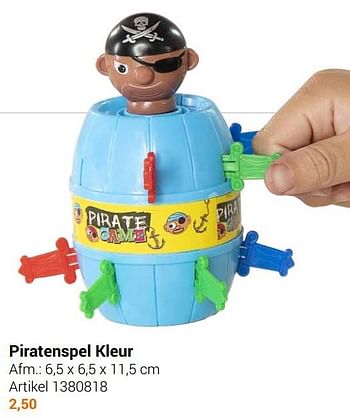 Aanbiedingen Piratenspel kleur - Geldig van 22/09/2021 tot 05/12/2021 bij Lobbes