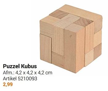 Aanbiedingen Puzzel kubus - Geldig van 22/09/2021 tot 05/12/2021 bij Lobbes