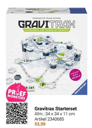 Aanbiedingen Gravitrax starterset - Ravensburger - Geldig van 22/09/2021 tot 05/12/2021 bij Lobbes