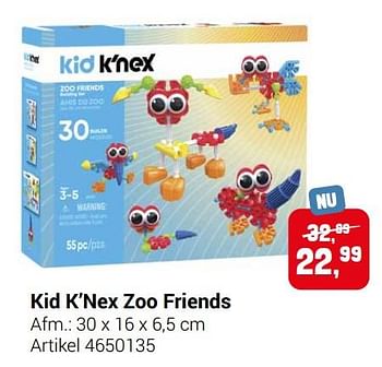 Aanbiedingen Kid k’nex zoo friends - Kid K'nex - Geldig van 22/09/2021 tot 05/12/2021 bij Lobbes