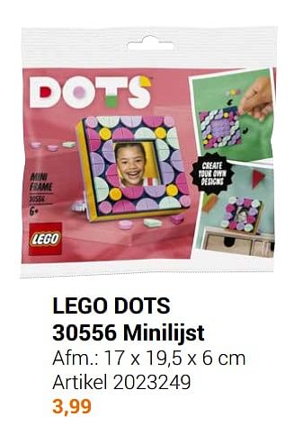 Aanbiedingen Lego dots 30556 minilijst - Lego - Geldig van 22/09/2021 tot 05/12/2021 bij Lobbes