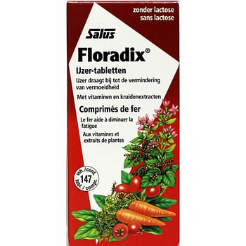 Aanbiedingen Floradix IJzer 147 tabletten - Geldig van 30/11/2021 tot 22/01/2022 bij Plein