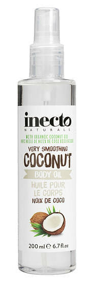 Aanbiedingen Inecto Naturals Coconut Body Oil 200ml - Geldig van 30/11/2021 tot 25/12/2021 bij Drogisterij.net