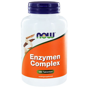 Aanbiedingen NOW Enzymen Complex 180 tabletten - Geldig van 30/11/2021 tot 22/01/2022 bij Plein