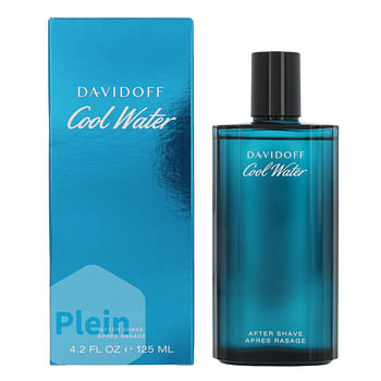 Aanbiedingen Davidoff Cool Water Aftershave 125 ml - Geldig van 07/11/2021 tot 22/01/2022 bij Plein