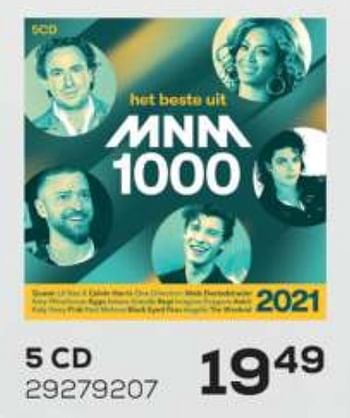 Aanbiedingen 5 cd het beste uit mnm 1000 - Huismerk - Supra Bazar - Geldig van 01/12/2021 tot 04/01/2022 bij Supra Bazar
