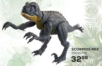 Aanbiedingen Scorpios rex - Jurassic World - Geldig van 01/12/2021 tot 04/01/2022 bij Supra Bazar