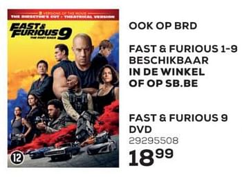 Aanbiedingen Fast + furious 9 dvd - Huismerk - Supra Bazar - Geldig van 01/12/2021 tot 04/01/2022 bij Supra Bazar