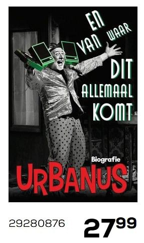 Aanbiedingen Biografie urbanus - Huismerk - Supra Bazar - Geldig van 01/12/2021 tot 04/01/2022 bij Supra Bazar