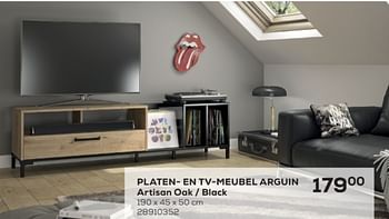 Aanbiedingen Platen- en tv-meubel arguin - Huismerk - Supra Bazar - Geldig van 01/12/2021 tot 04/01/2022 bij Supra Bazar