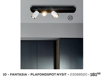 Aanbiedingen Fantasia plafondspot nysit - Fantasia - Geldig van 01/12/2021 tot 04/01/2022 bij Supra Bazar