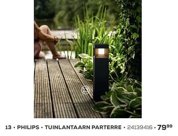 Aanbiedingen Philips tuinlantaarn parterre - Philips - Geldig van 01/12/2021 tot 04/01/2022 bij Supra Bazar