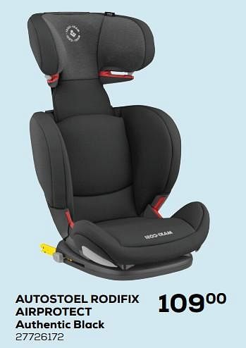 Aanbiedingen Autostoel rodifix airprotect authentic black - Maxi-cosi - Geldig van 01/12/2021 tot 04/01/2022 bij Supra Bazar