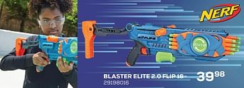 Aanbiedingen Blaster elite 2.0 flip 16 - Nerf - Geldig van 01/12/2021 tot 04/01/2022 bij Supra Bazar