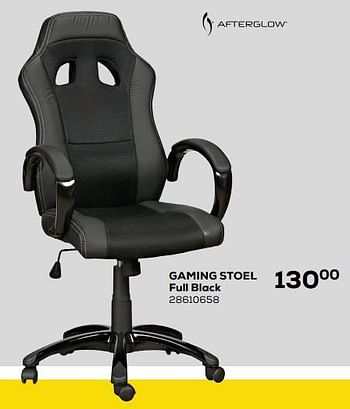 Aanbiedingen Gaming stoel - Afterglow - Geldig van 01/12/2021 tot 04/01/2022 bij Supra Bazar