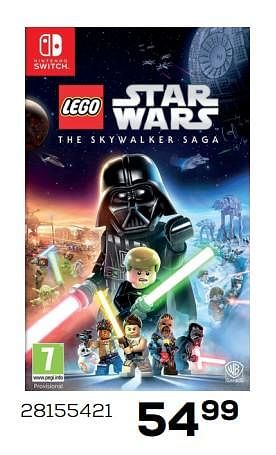 Aanbiedingen Lego star wars the skywalker saga - Warner Brothers Interactive Entertainment - Geldig van 01/12/2021 tot 04/01/2022 bij Supra Bazar