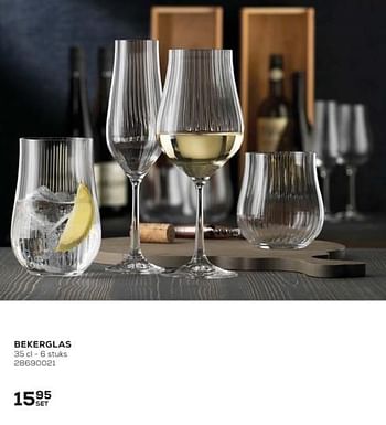 Aanbiedingen Bekerglas - Bohemia Crystal - Geldig van 01/12/2021 tot 04/01/2022 bij Supra Bazar
