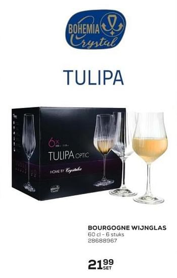 Aanbiedingen Bourgogne wijnglas - Bohemia - Geldig van 01/12/2021 tot 04/01/2022 bij Supra Bazar