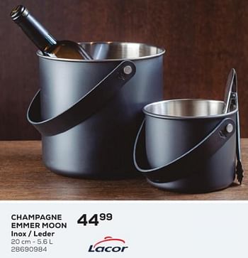 Aanbiedingen Champagne emmer moon - Lacor - Geldig van 01/12/2021 tot 04/01/2022 bij Supra Bazar