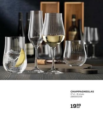 Aanbiedingen Champagneglas - Bohemia Crystal - Geldig van 01/12/2021 tot 04/01/2022 bij Supra Bazar