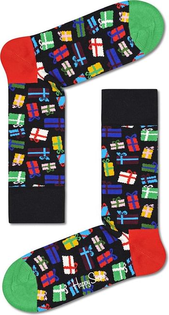 Aanbiedingen Happy Socks Gift Bonanza Sokken, Zwart - Geldig van 01/12/2021 tot 22/01/2022 bij Expo XL
