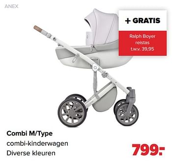 Aanbiedingen Anex combi m-type combi-kinderwagen - Anex - Geldig van 06/12/2021 tot 01/01/2022 bij Baby-Dump