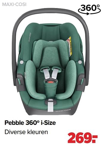 Aanbiedingen Maxi-cosi pebble 360º i-size - Maxi-cosi - Geldig van 06/12/2021 tot 01/01/2022 bij Baby-Dump