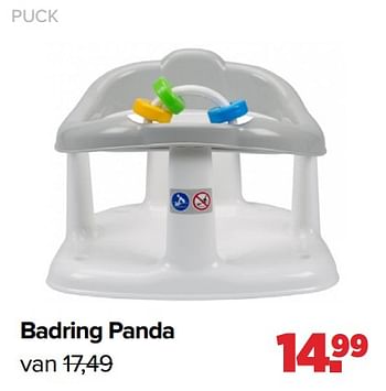 Aanbiedingen Puck badring panda - Puck - Geldig van 06/12/2021 tot 01/01/2022 bij Baby-Dump