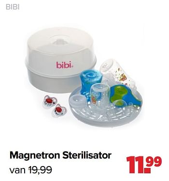 Aanbiedingen Bibi magnetron sterilisator - Bibi - Geldig van 06/12/2021 tot 01/01/2022 bij Baby-Dump