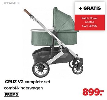 Aanbiedingen Uppababy cruz v2 complete set combi-kinderwagen - Uppababy - Geldig van 06/12/2021 tot 01/01/2022 bij Baby-Dump