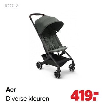 Aanbiedingen Joolz aer - Joolz - Geldig van 06/12/2021 tot 01/01/2022 bij Baby-Dump
