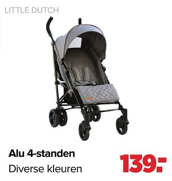 Aanbiedingen Little dutch alu 4-standen - Little Dutch - Geldig van 06/12/2021 tot 01/01/2022 bij Baby-Dump