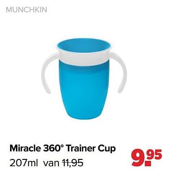 Aanbiedingen Munchkin miracle 360° trainer cup - Munchkin - Geldig van 06/12/2021 tot 01/01/2022 bij Baby-Dump