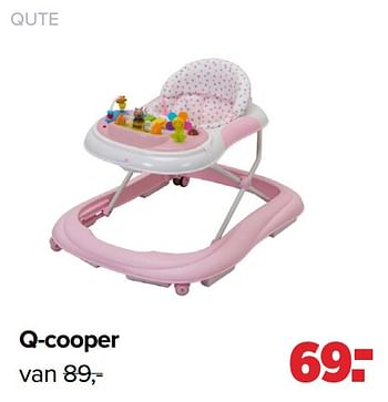 Aanbiedingen Qute q-cooper - Qute  - Geldig van 06/12/2021 tot 01/01/2022 bij Baby-Dump